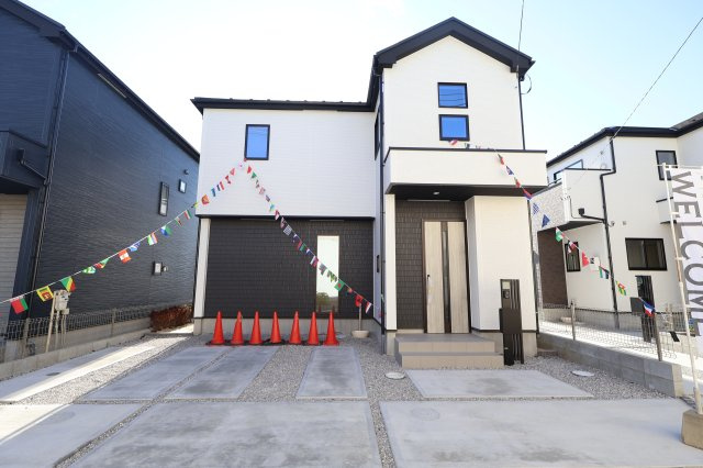 《仲介手数料無料》志木市中宗岡３丁目14-20(3号棟)新築一戸建てグラファーレの外観|撮影日 2025年11月21日 13:20 晴れ