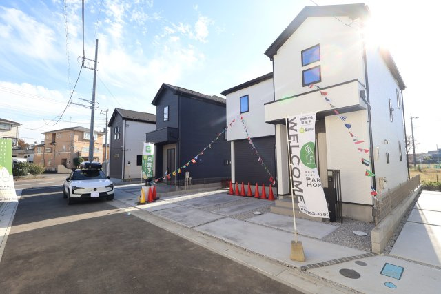 《仲介手数料無料》志木市中宗岡３丁目14-20(3号棟)新築一戸建てグラファーレの外観|撮影日 2025年11月21日 13:20 晴れ