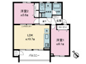 【間取り】 | 2LDK、54.77㎡です
