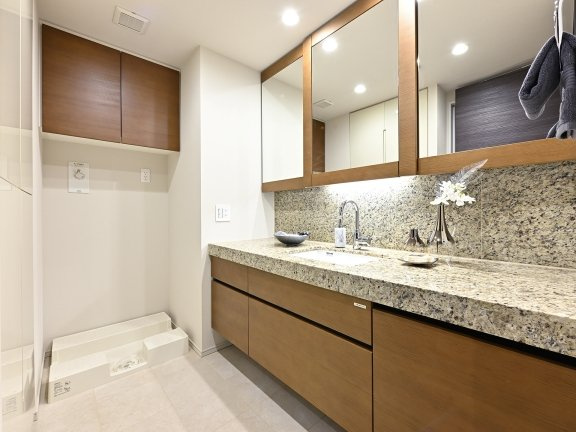 ザ・パークハウス池田山の洗面所