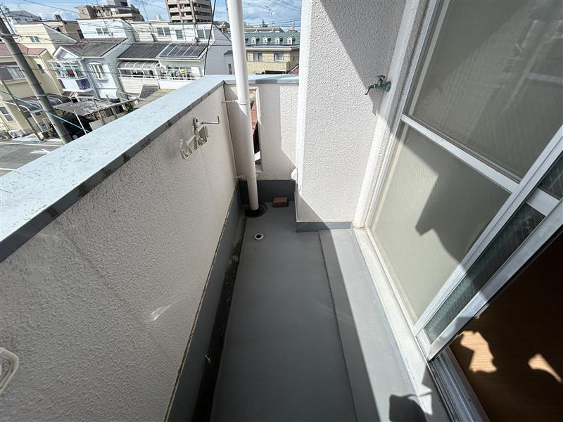 あさひハイツ108のバルコニー