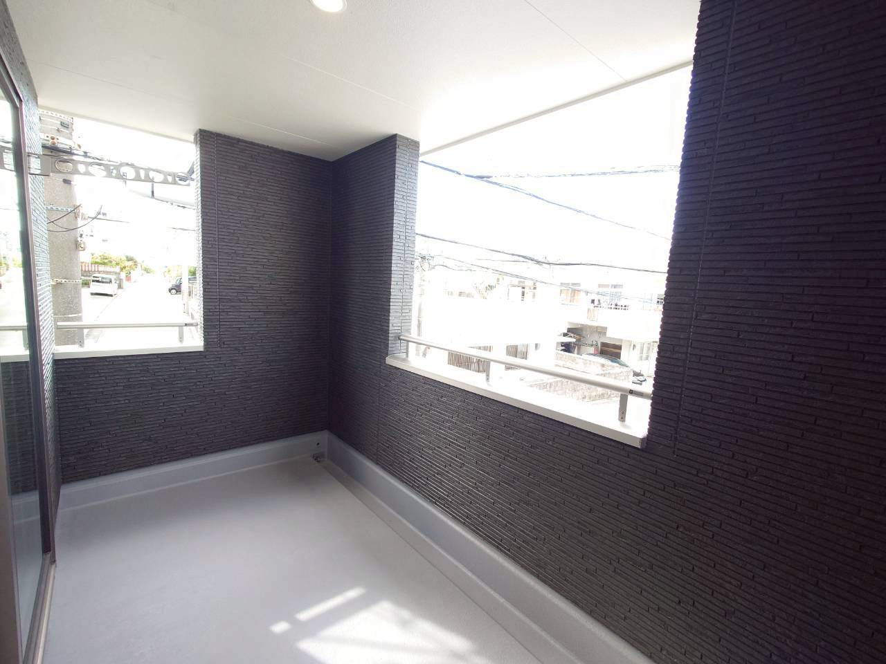 ■■沖縄市照屋　限定１棟のバルコニー|【現地撮影2025.9】
いつでもご案内可能です♪