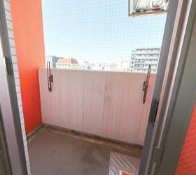 Zeus難波CUBEのバルコニー