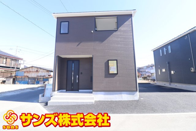 本宮市本宮字千代田　　　４号棟　　　まゆみ小学校、本宮第１中学区の前面道路含む現地写真|北側前面道路