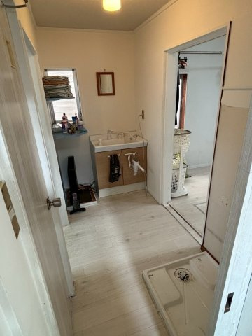 久留米市山川町　中古戸建の洗面所|室内リフォーム済み