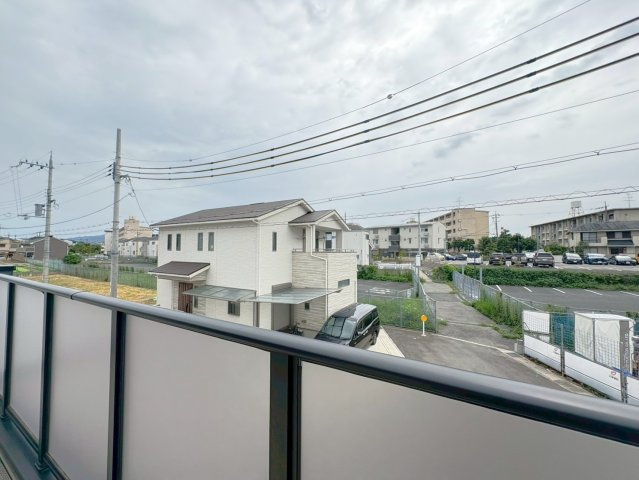 ２０２４年１月完成の築後未入居物件◆小屋裏収納付き３ＬＤＫ◆伏見区羽束師古川町のバルコニー|バルコニーからの眺望
