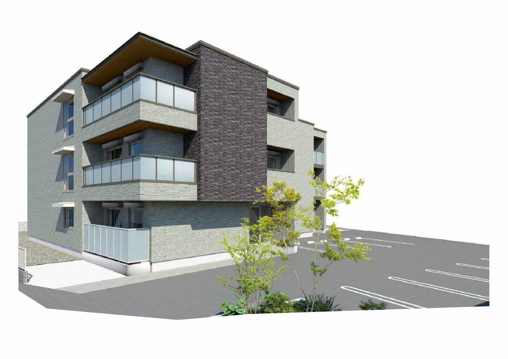 コティマヒルズ生駒の外観パース