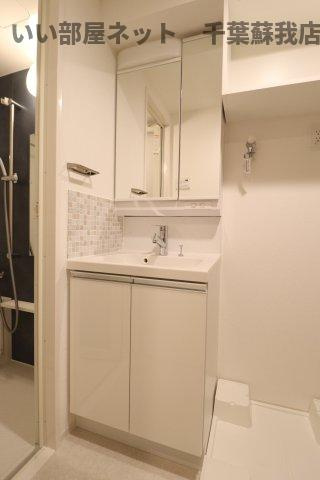 ステージグランデ本千葉の洗面所|脱衣スペースもあります