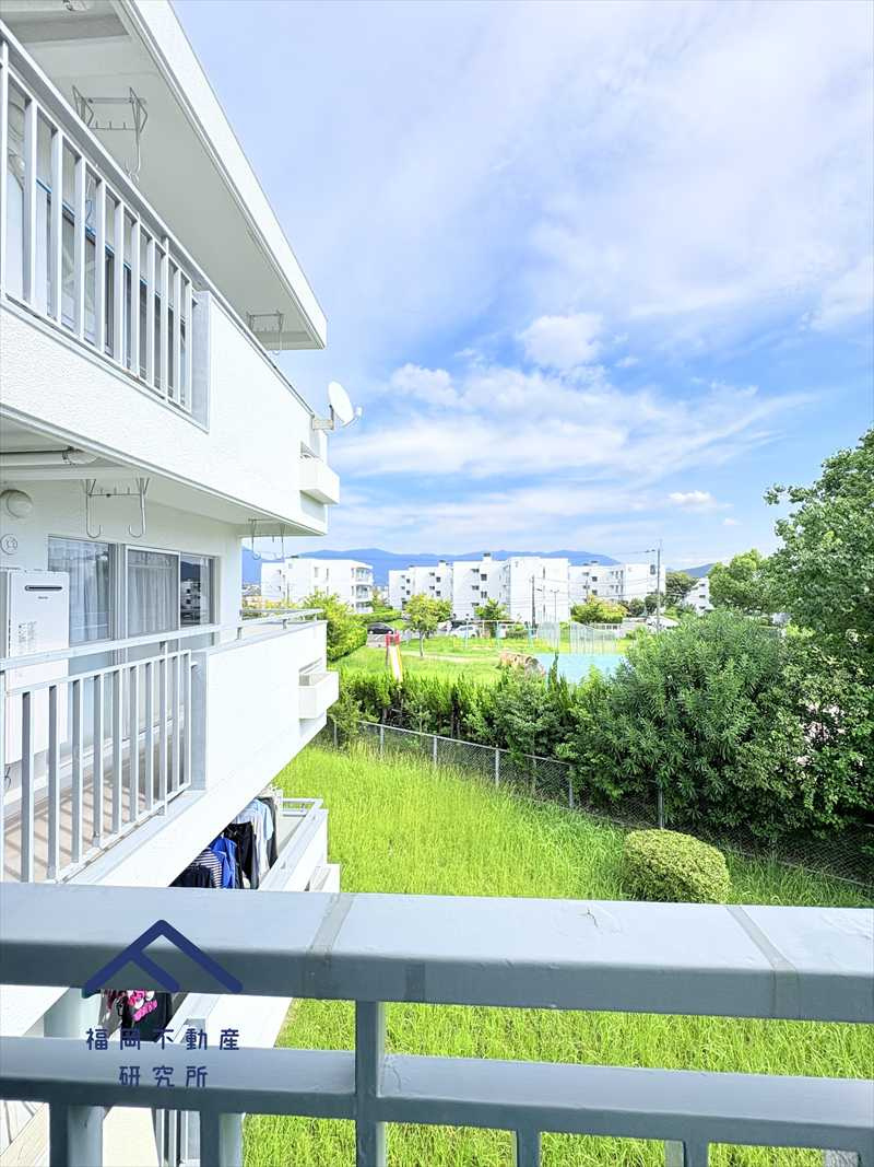 下月隈団地1号棟の周辺