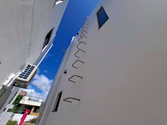 クローバーエース嘉手納屋良Ⅱ　2号棟の外観：施工例|※同建築会社施工参考写真となります。