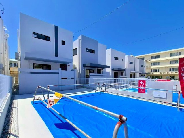 クローバーエース嘉手納屋良Ⅱ　2号棟の外観：施工例|※同建築会社施工参考写真となります。