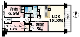 【間取り】 | プレサンスロジェ大津瀬田レイクフロント