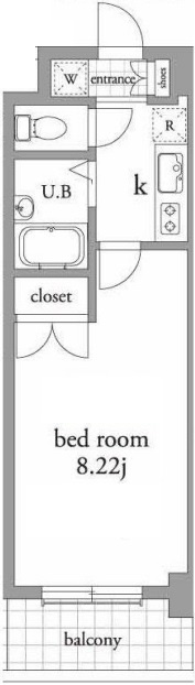 ケーフラットの間取り