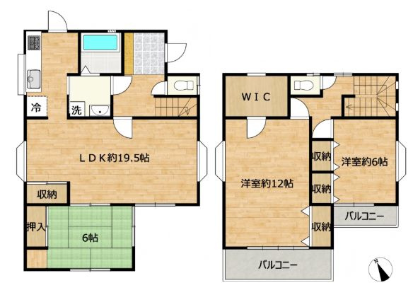 小山市神鳥谷２丁目の間取り