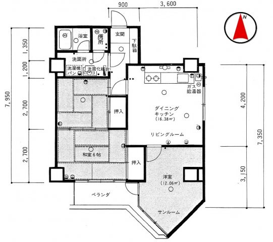 ラトール新田の間取り|09/01 18:16