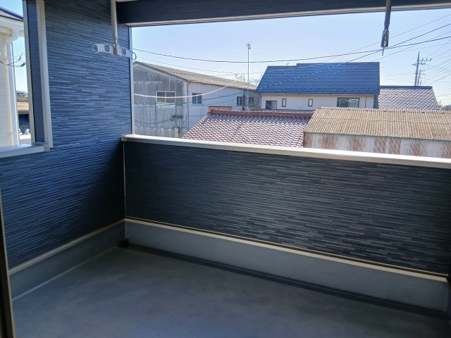 【バルコニー】 | 吉見町東野第20　 | １号棟現地バルコニー（2026年01月06日）撮影