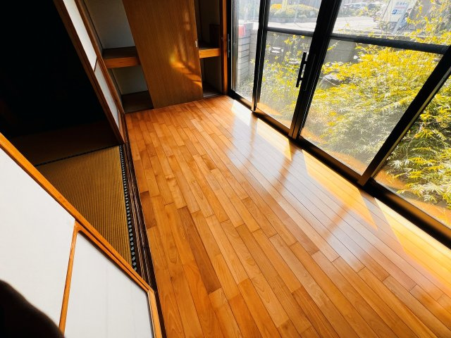 筑後市長浜店舗のバルコニー