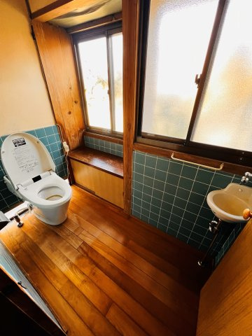 筑後市長浜店舗の玄関