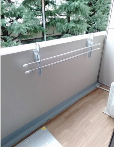 ブランTAT西宮江上町のバルコニー