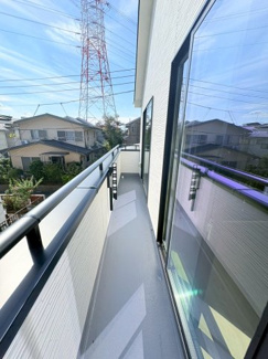 【バルコニー】 | 狭山市入間川　新築分譲　西武新宿線『狭山市駅』バス12分　【御狩場小学区】