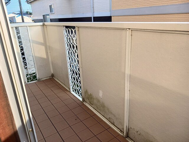 エルディム鳥海のバルコニー|陽当たり良好なバルコニーです