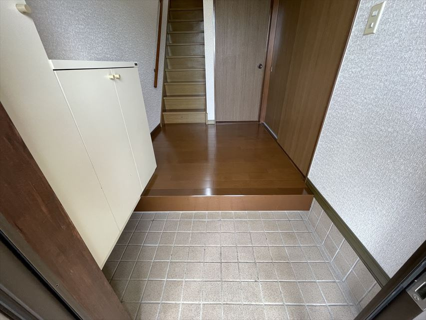 ツインルーフおもだかの玄関|毎日通る玄関はこちらです