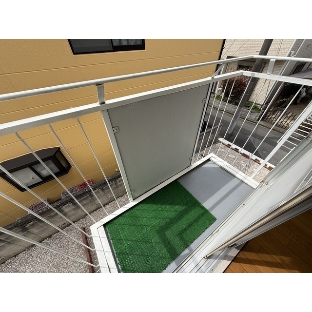 サンフラワーハイツのバルコニー|陽当たり良好なバルコニーです