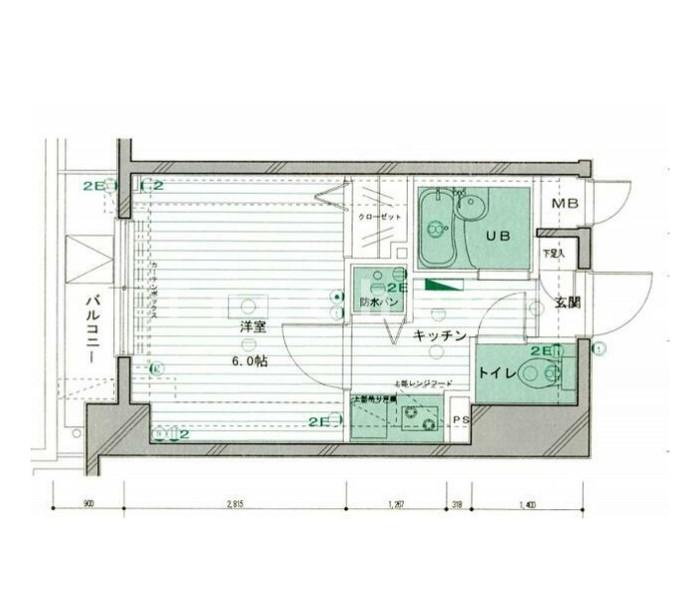 パークウェル目白の間取り