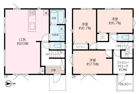 宮前区東有馬５丁目新築戸建の画像