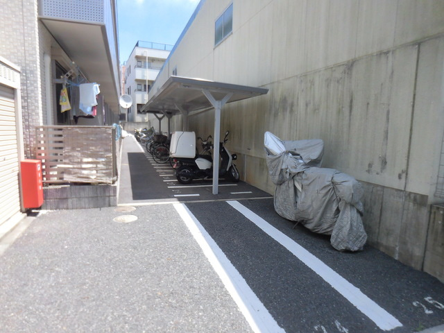 シャーメゾン川口Ｂのその他共用部分|駐輪場です！