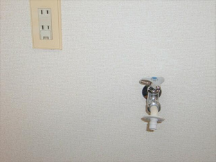 室内洗濯機置場ワンタッチ水栓