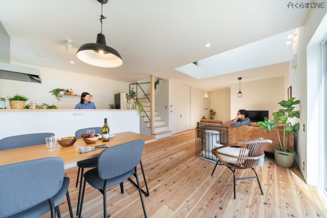 【居間・リビング】 | 姫路市飾磨区都倉1丁目／中古戸建（未入居）