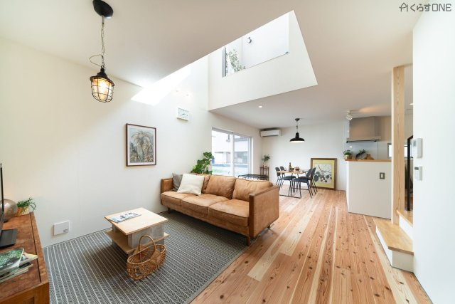 【居間・リビング】 | 姫路市飾磨区都倉1丁目／中古戸建（未入居）