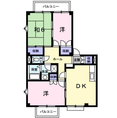 スクウェアガーデン緑井の間取り
