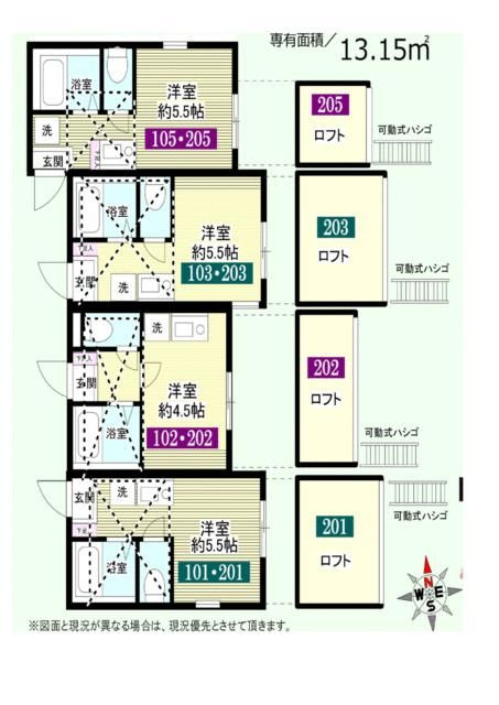 Ｇ・Ａタウン山手・矢口台の間取り