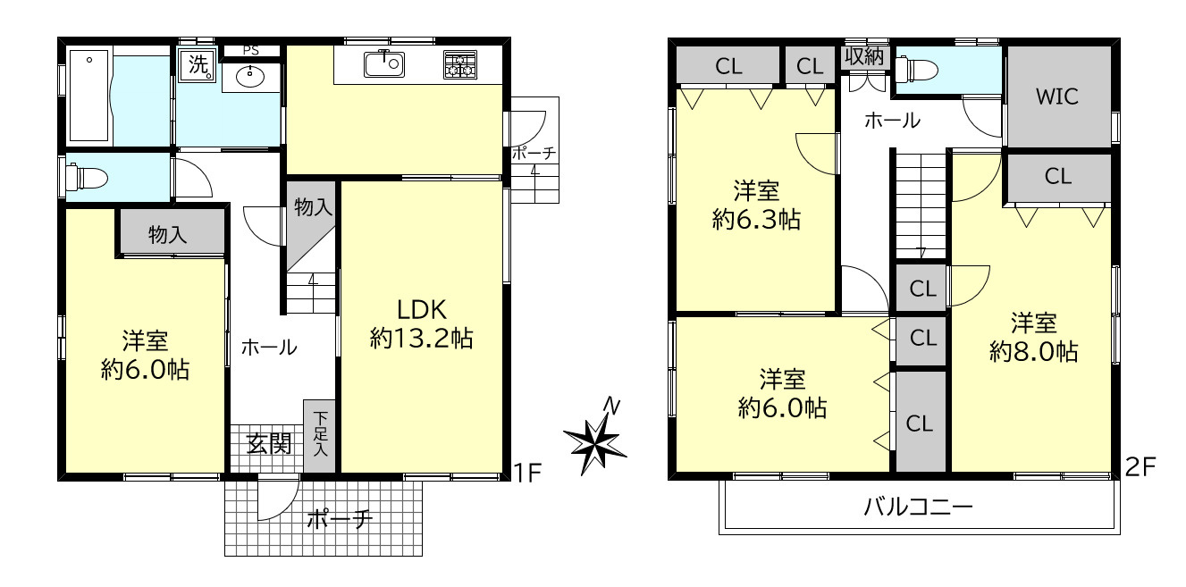 神戸市垂水区小束山本町４丁目戸建の間取り