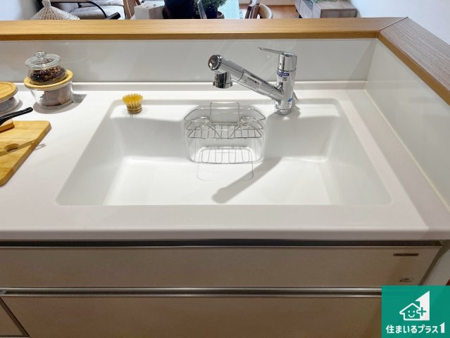 15(土)16(日)現地説明会　堺市南区深阪南　限定1邸の設備|洗い物も楽にできる、広々シンク！