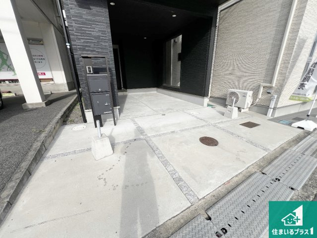 14(土)15(日)現地説明会　堺市南区深阪南　限定1邸の駐車場|駐車スペース！散水栓があるので、こまめに愛車を洗えます！