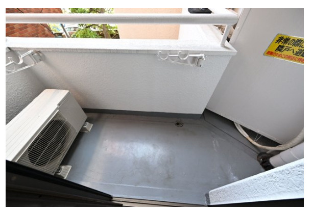 ネオハイシティ豪徳寺のバルコニー