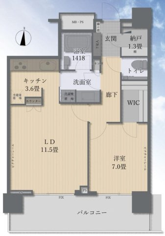 ブリリアタワー名古屋グランスイート　402号室