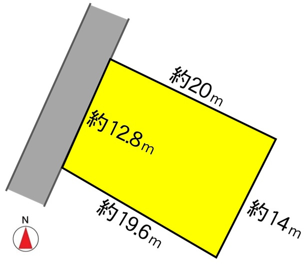 豊科　売土地の土地図
