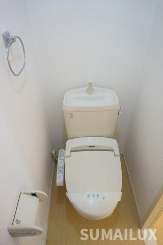 熊本市東区画図東２丁目のアパートのトイレ