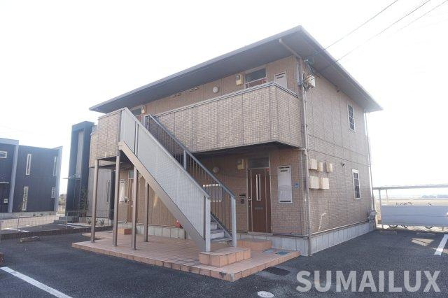 熊本市東区画図東２丁目のアパートの外観