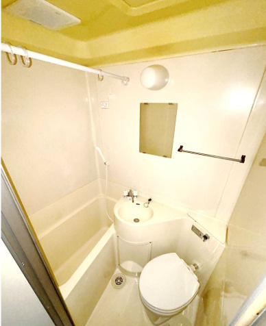 グリーンノア弦巻　ボタンロック　IHコンロ　常時ゴミ出し可の洗面所