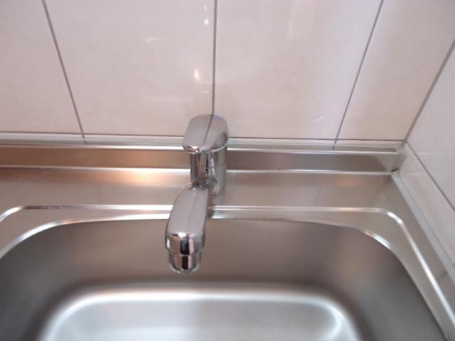 シャトー友喜のキッチン|シングルレバー水洗