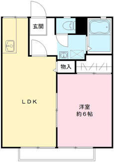 【間取り】 | 旭台アーバンハイツ　C棟