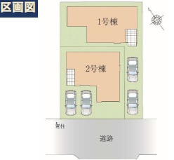 習志野市袖ケ浦4丁目13期の区画図