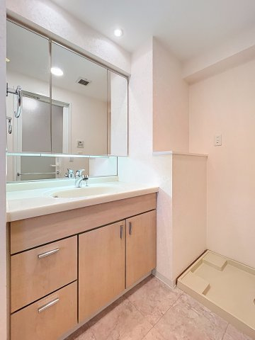 ファインフラッツ日本橋の独立洗面台