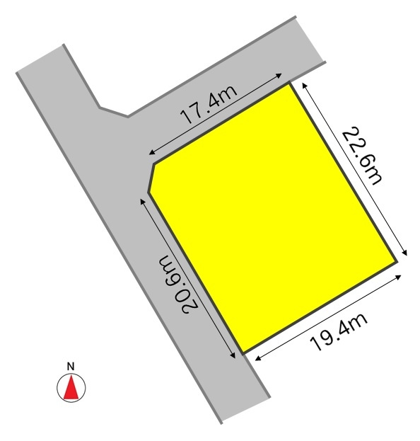 松原　売土地の区画図|08/25 13:30