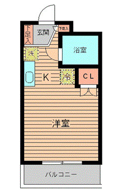 美山コーポ向ヶ丘の間取り